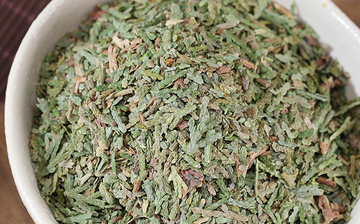 Biota leaves : help darken hair and promote hair health, making it beneficial for people experiencing premature graying or hair loss