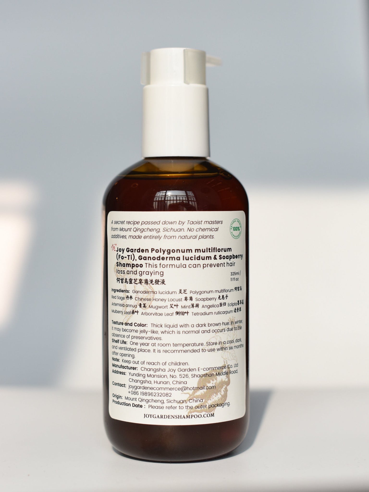 FAQ on Joy Garden Fo-ti At-hair loss Shampoo