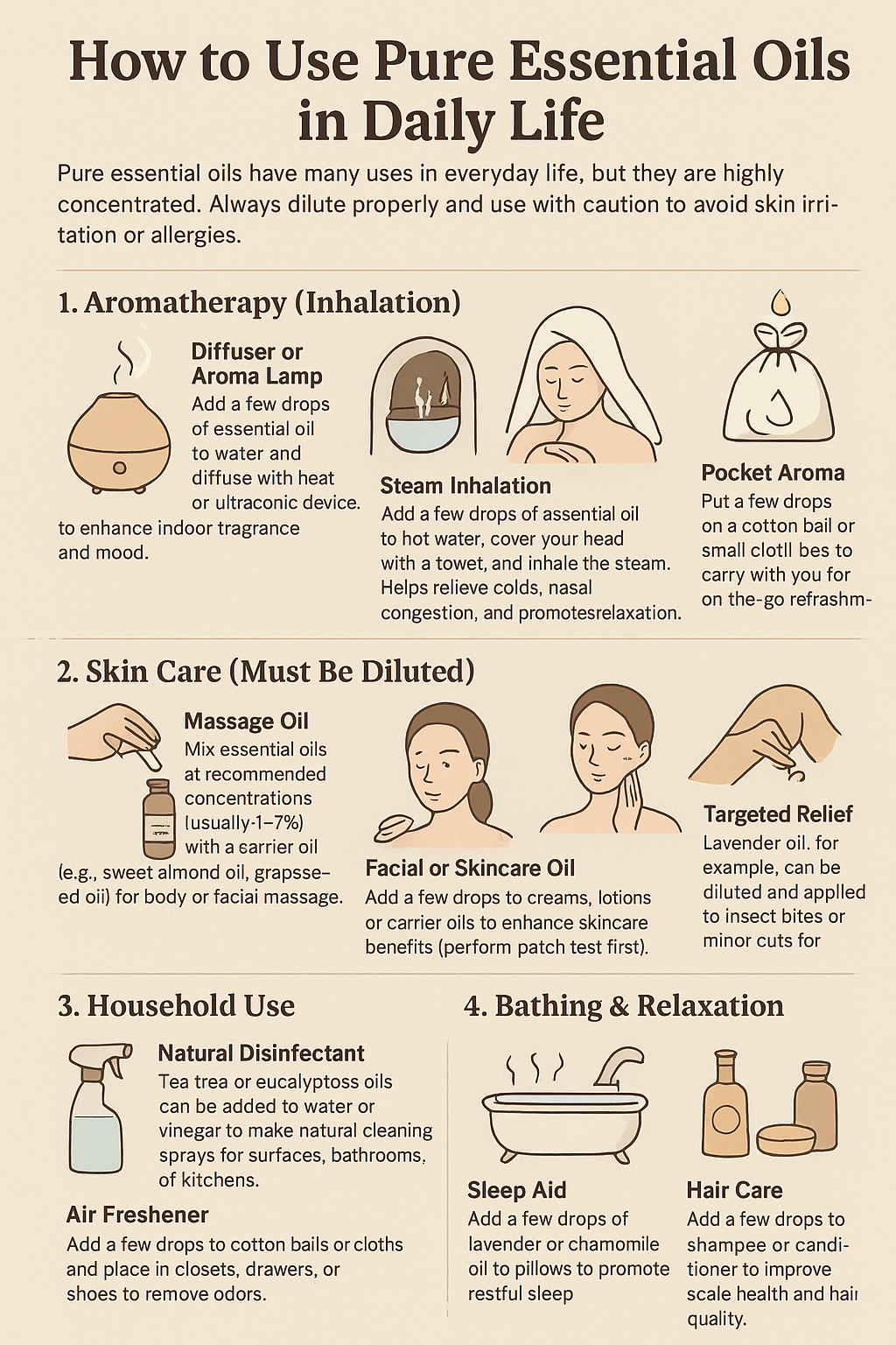 How to Use Pure Essential Oils in Daily Life