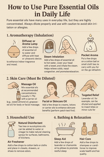 How to Use Pure Essential Oils in Daily Life