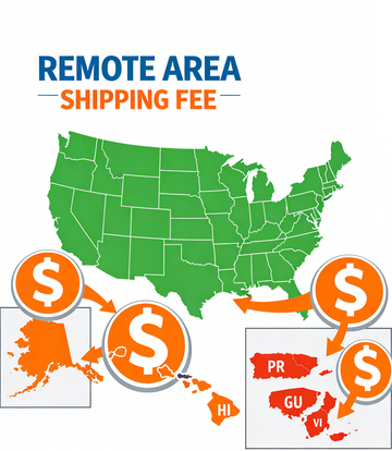 Additional Freight for US Remote Areas (AK/HI/PR/GU/APO/FPO) - Please do not buy unless required