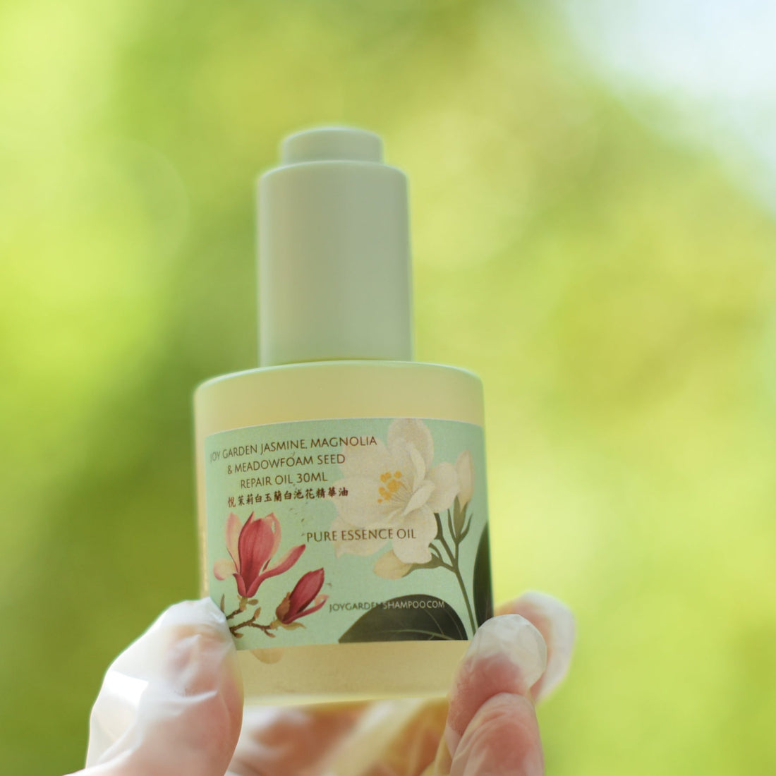 Joy Garden Jasmine Magnolia and Meadowfoam Seed Repair Oil – nourishing facial oil for dry and sensitive skin, natural botanical skincare