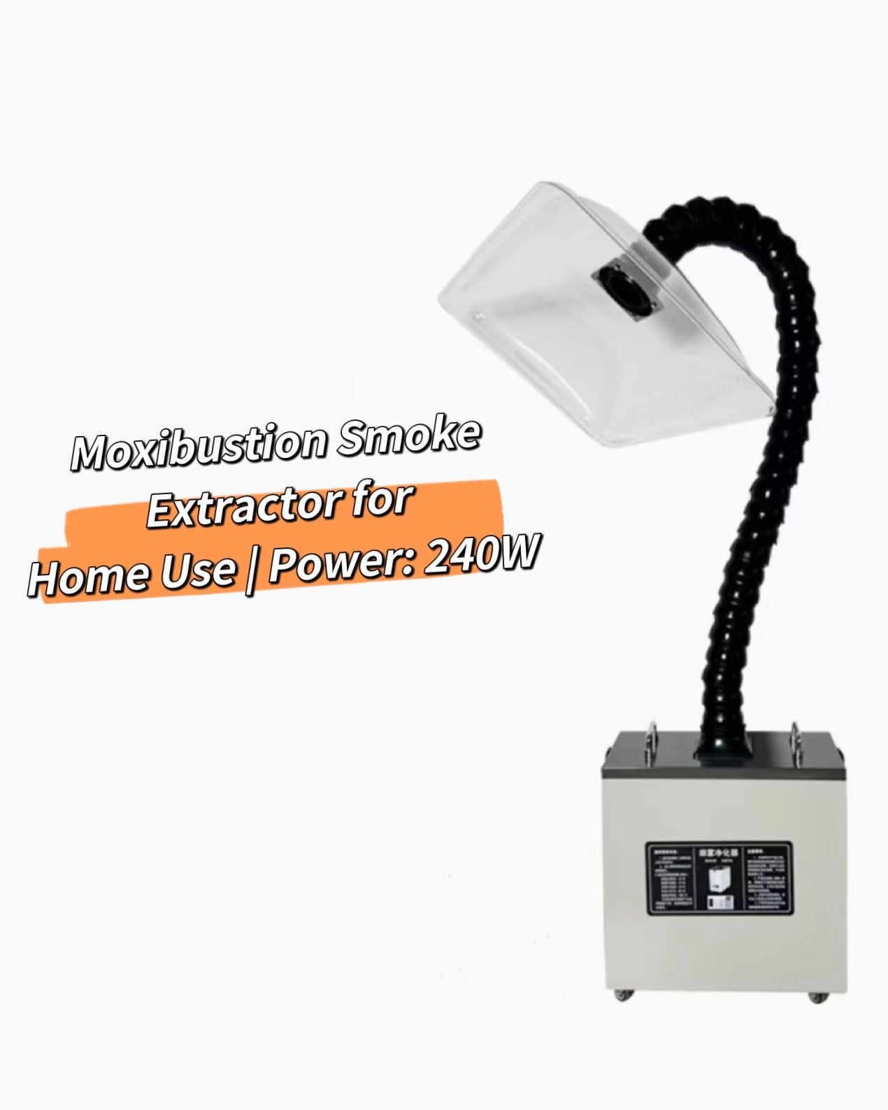 Joy Garden 240W Moxibustion Smoke Extractor – compact, quiet, and efficient for small clinics and home use