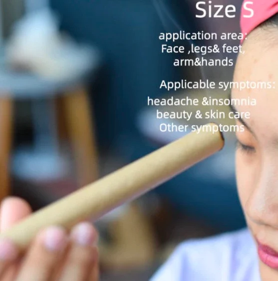 Acupoint chart showing suitable points for small Joy Garden Moxa Sticks – precise and gentle heating