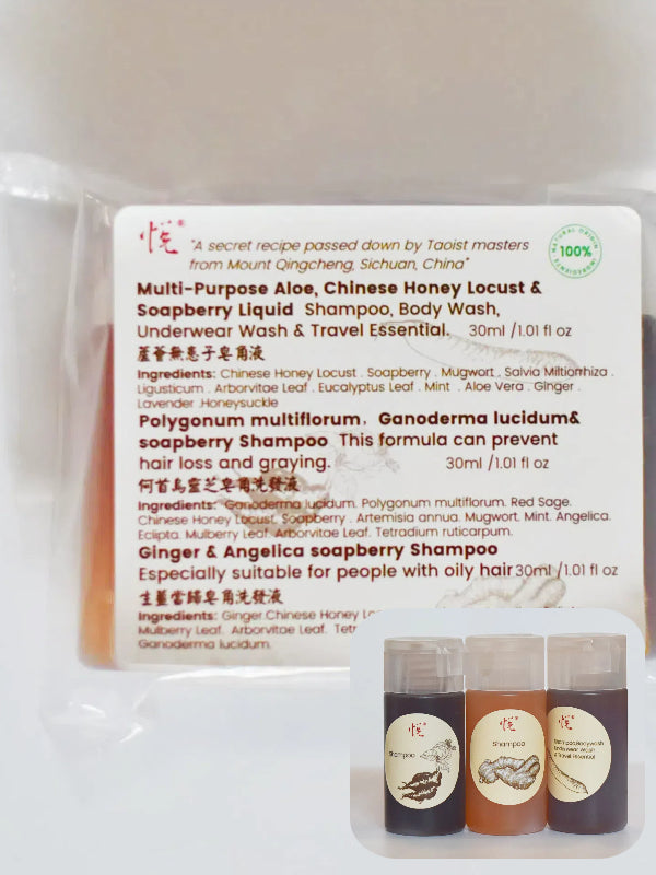 Joy garden Natural ingredients TCM shampoo set