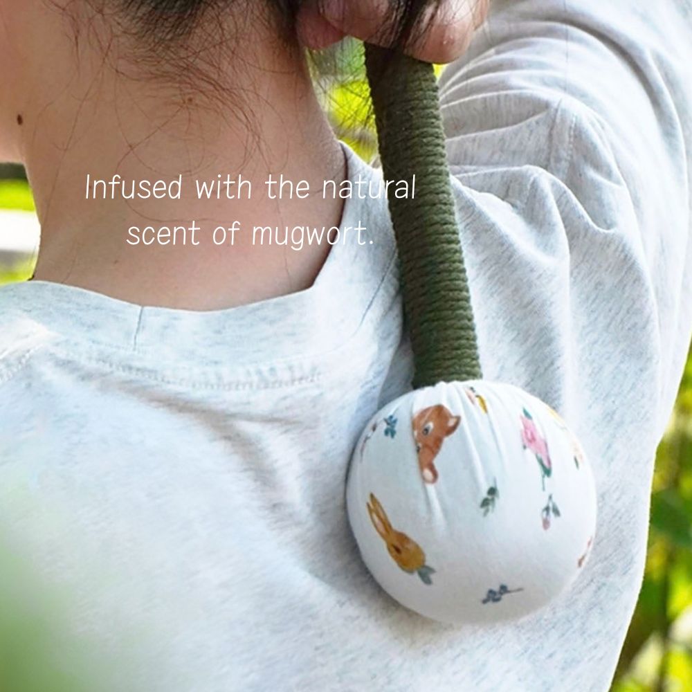 Herbal Mugwort Meridian Massager Hammer Natural Artemisia Tapping Stick for TCM Muscle & Acupoint Relief