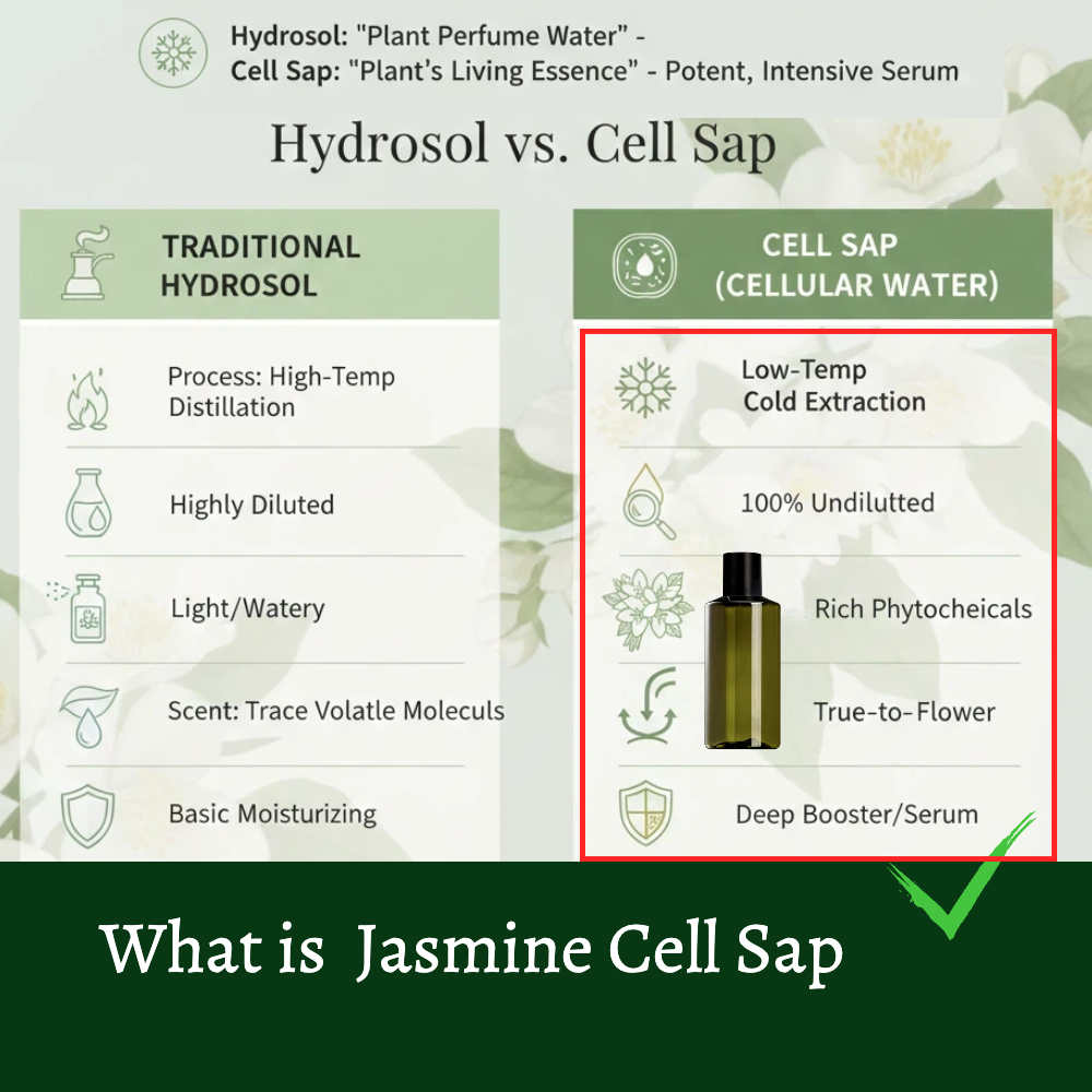Joy Garden Jasmine Cell Sap  Pure Botanical Living Water | 100%High-Fidelity Floral Scent