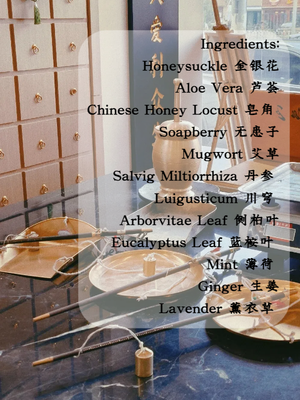 Chinese medicine shampoo