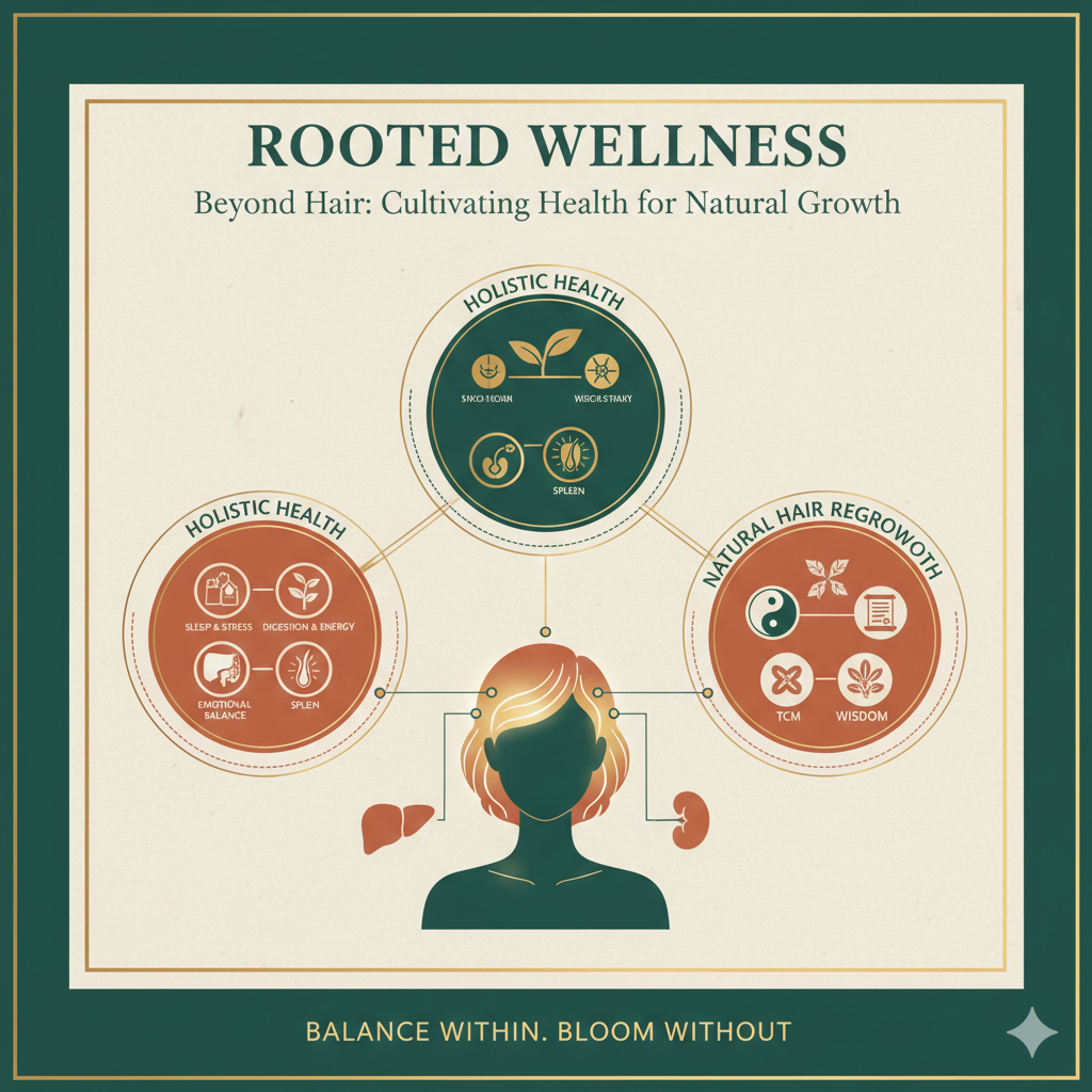 The core of TCM hair care: Cultivating natural health for sustainable hair growth.