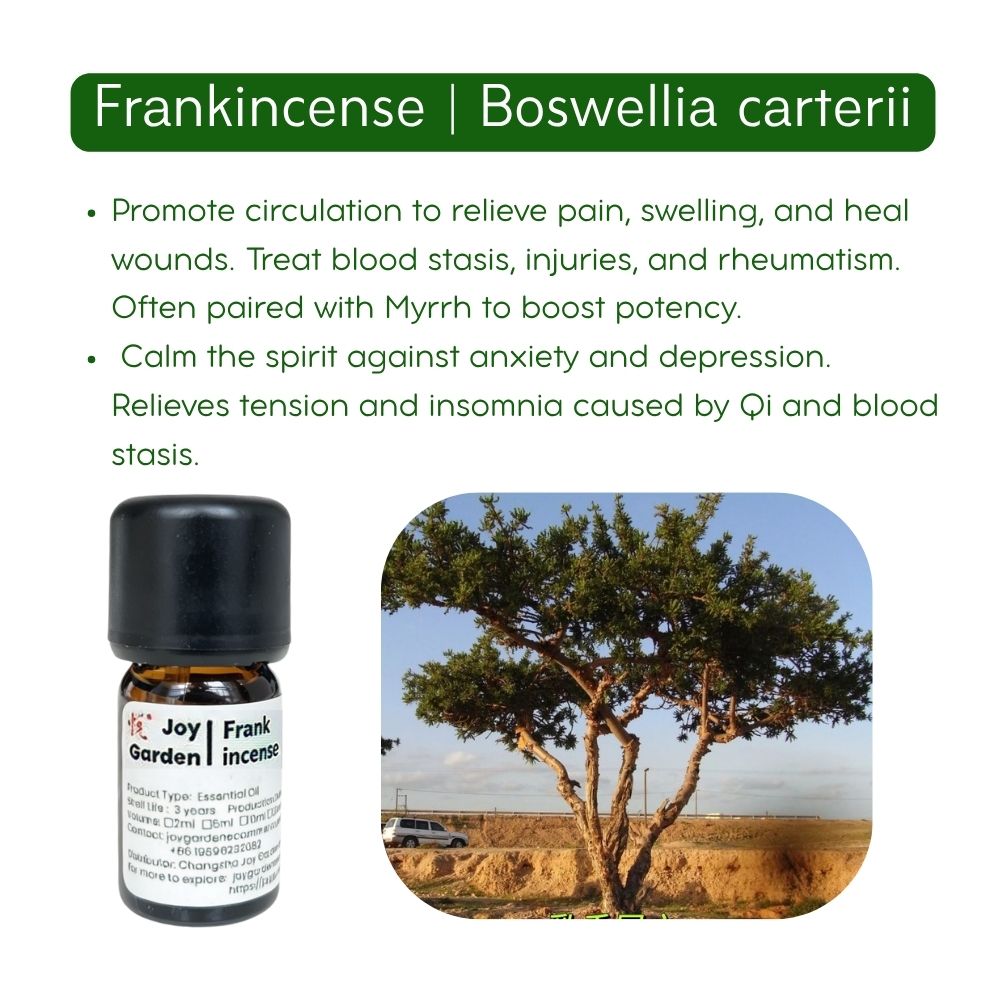 Myrrh Essential Oil: Steam distillation, 5ml