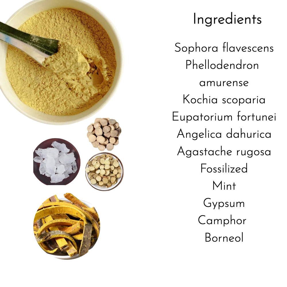 Joy Garden Herbal Deo Powder TCM recipe no chemical additives