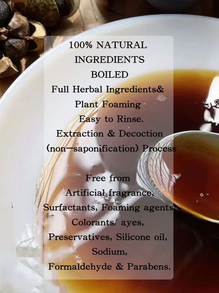 Herbal Shampoo Texture and Natural Color – Joy Garden Fo-Ti TCM Formula