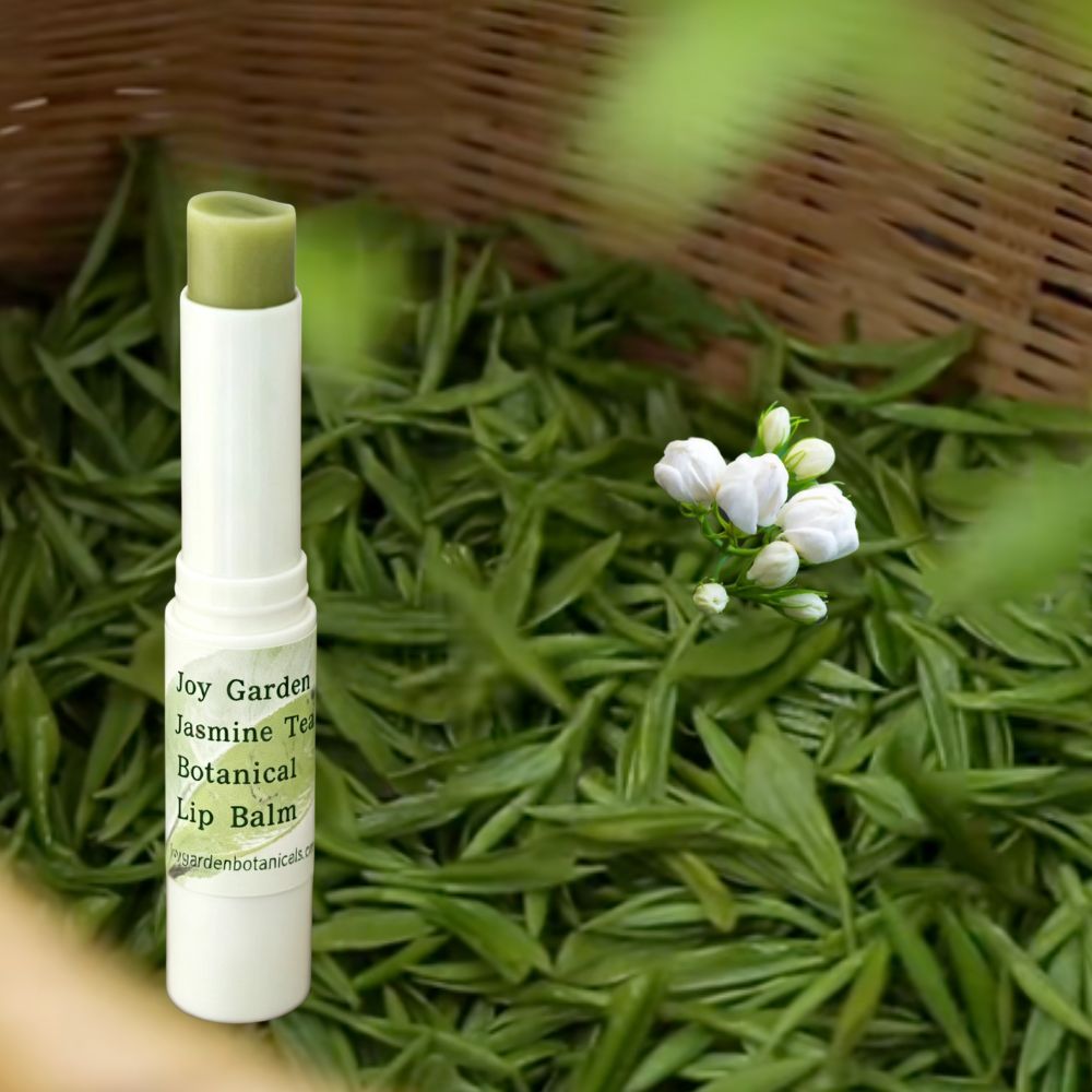 Joy Garden Jasmine Tea Botanical Lip Balm Natural Nourishing Food-Grade Moisturizer