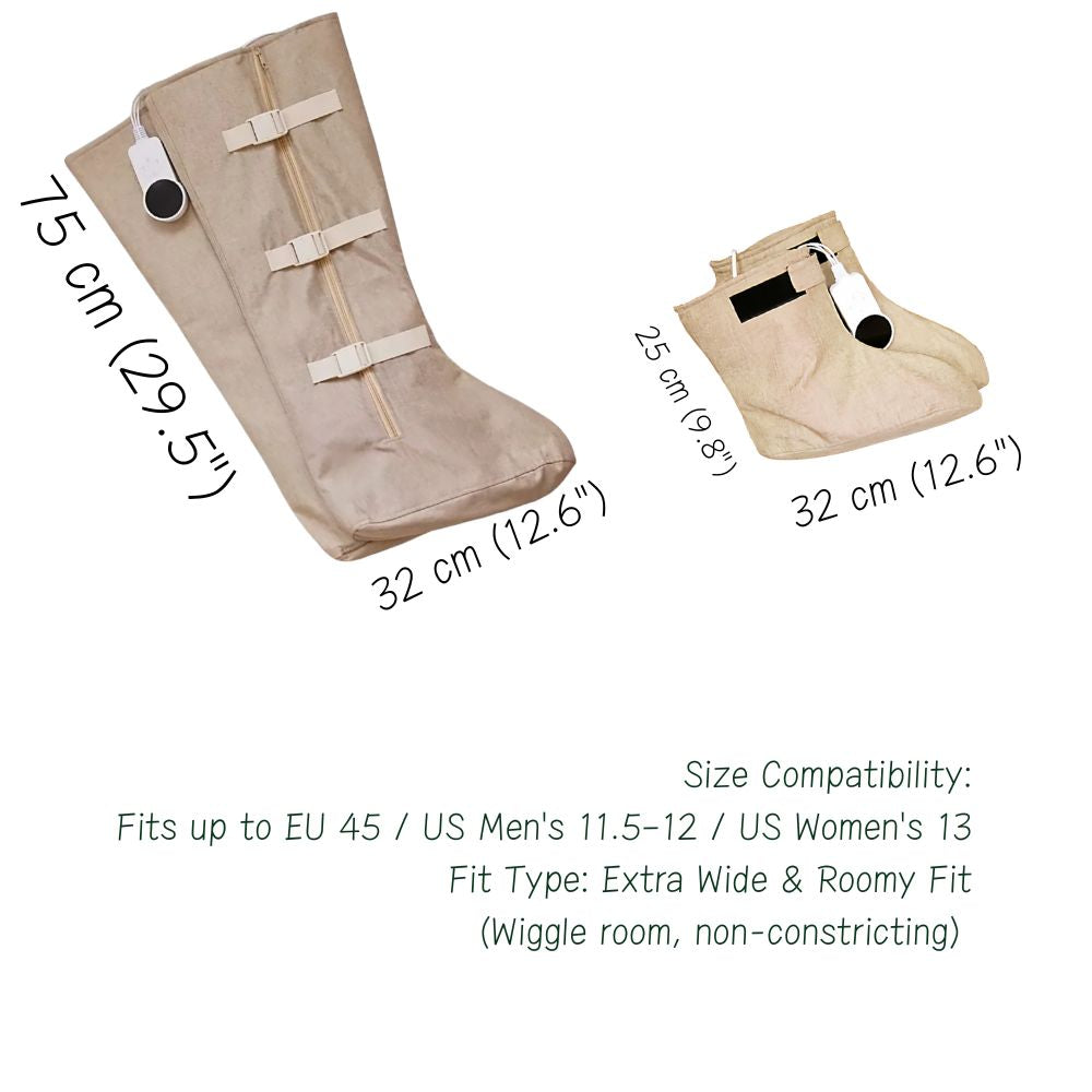 Electric Heated Mugwort Boots