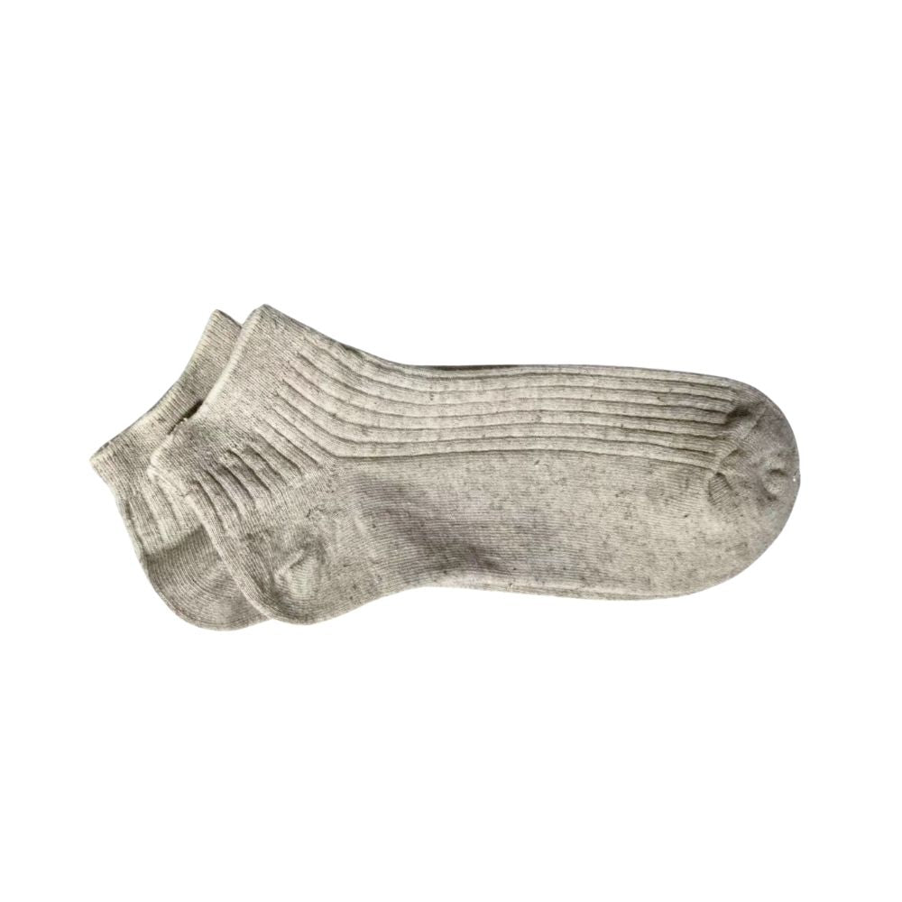 Buttery Soft 50%Hemp 50%Cotton Everyday Socks Undyed breathable sweaty feet