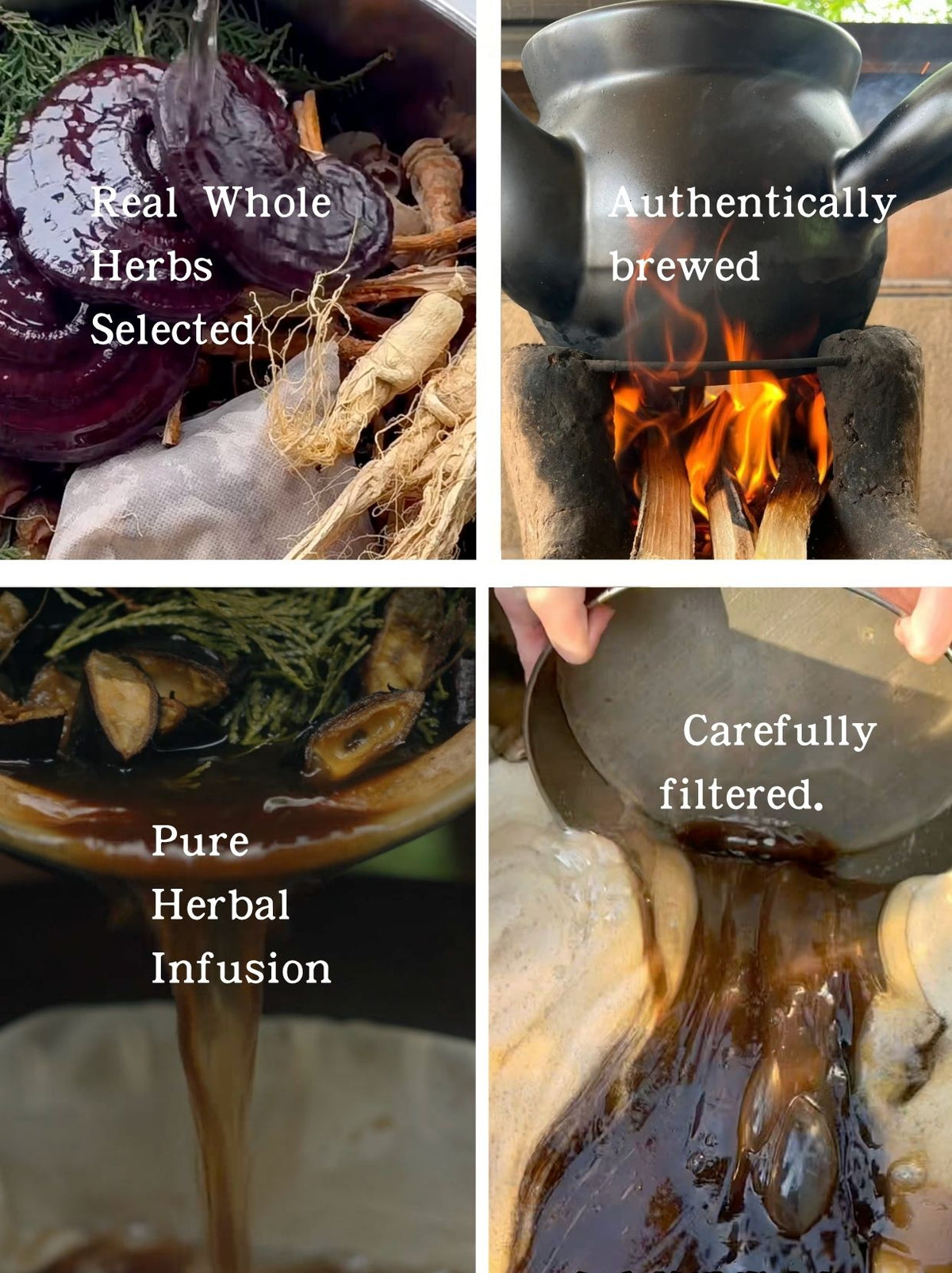 Pure natural brewing and extraction process of Joy Garden Herbal Shampoo