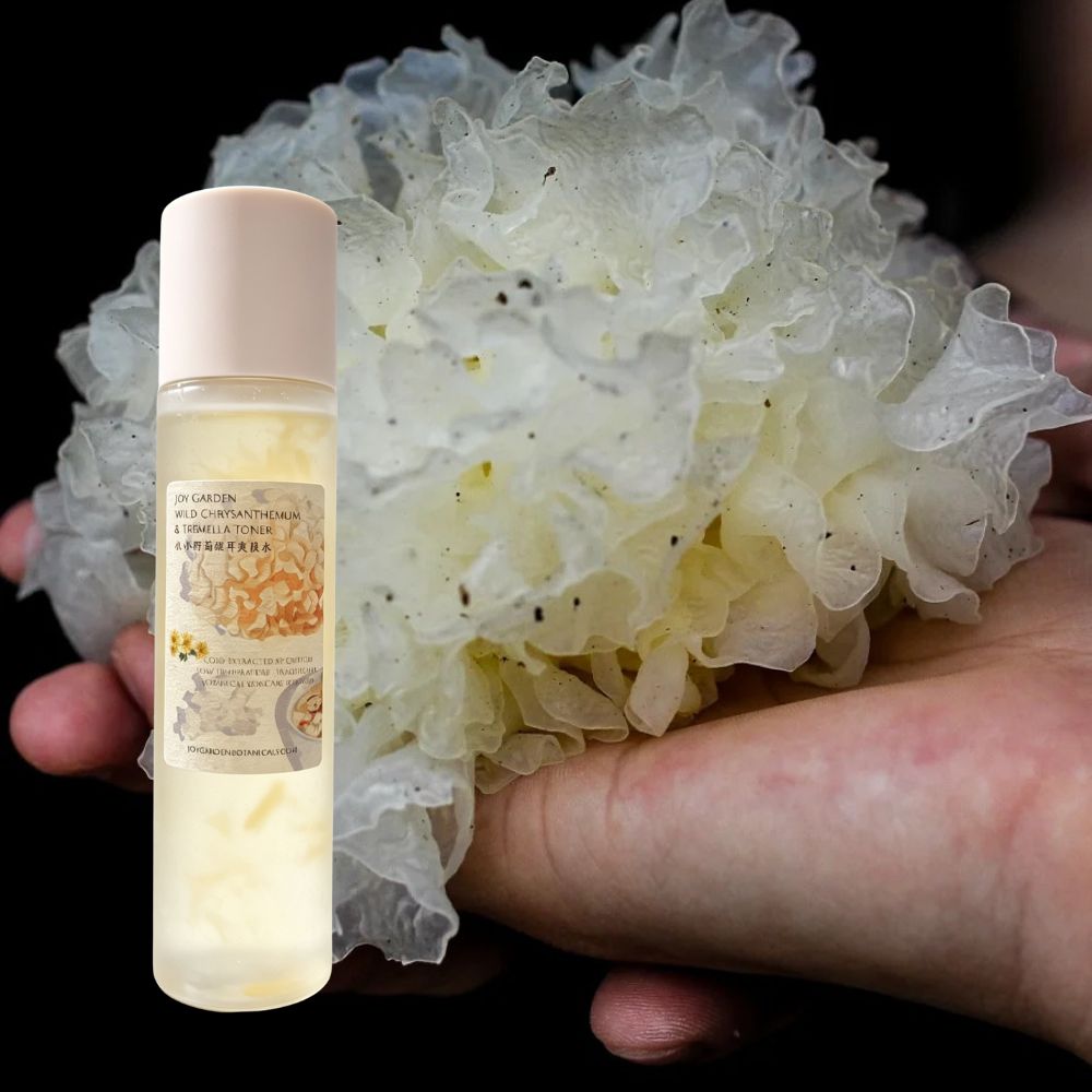 Joy Garden Tremella and Wild Chrysanthemum Hydrating Essence bottle