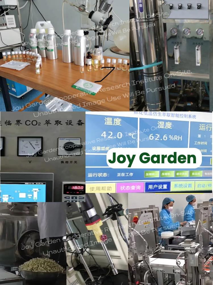 Joy Garden Chen Pi essential oil crafted from natural citrus peel extract for uplifting mood and balancing skin