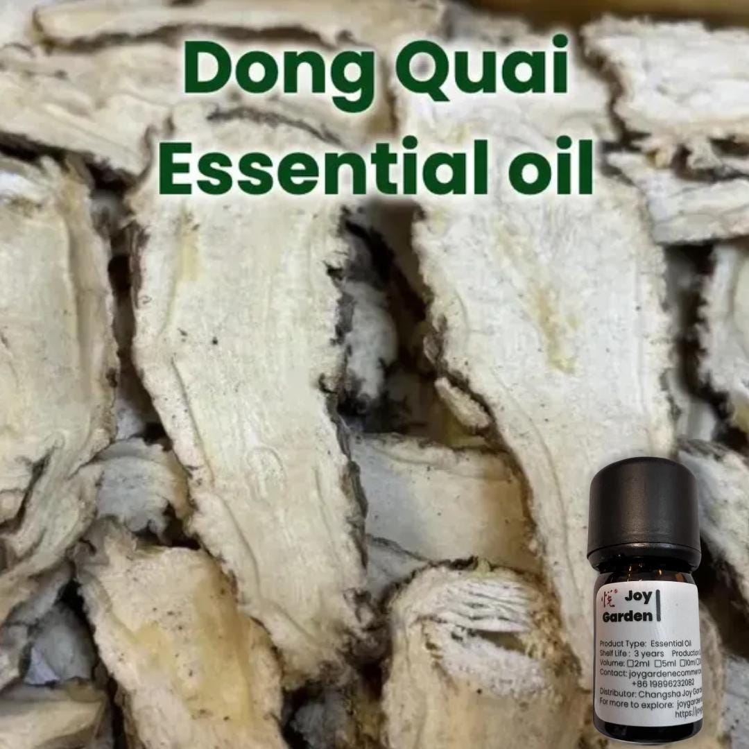 Joy Garden Dang Gui essential oil crafted from natural herbal extract to promote circulation, balance and relaxation