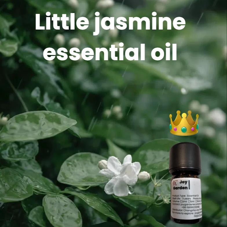 Joy Garden high concentration jasmine essential oil with rich floral aroma, pure natural extract for skincare and aromatherapy